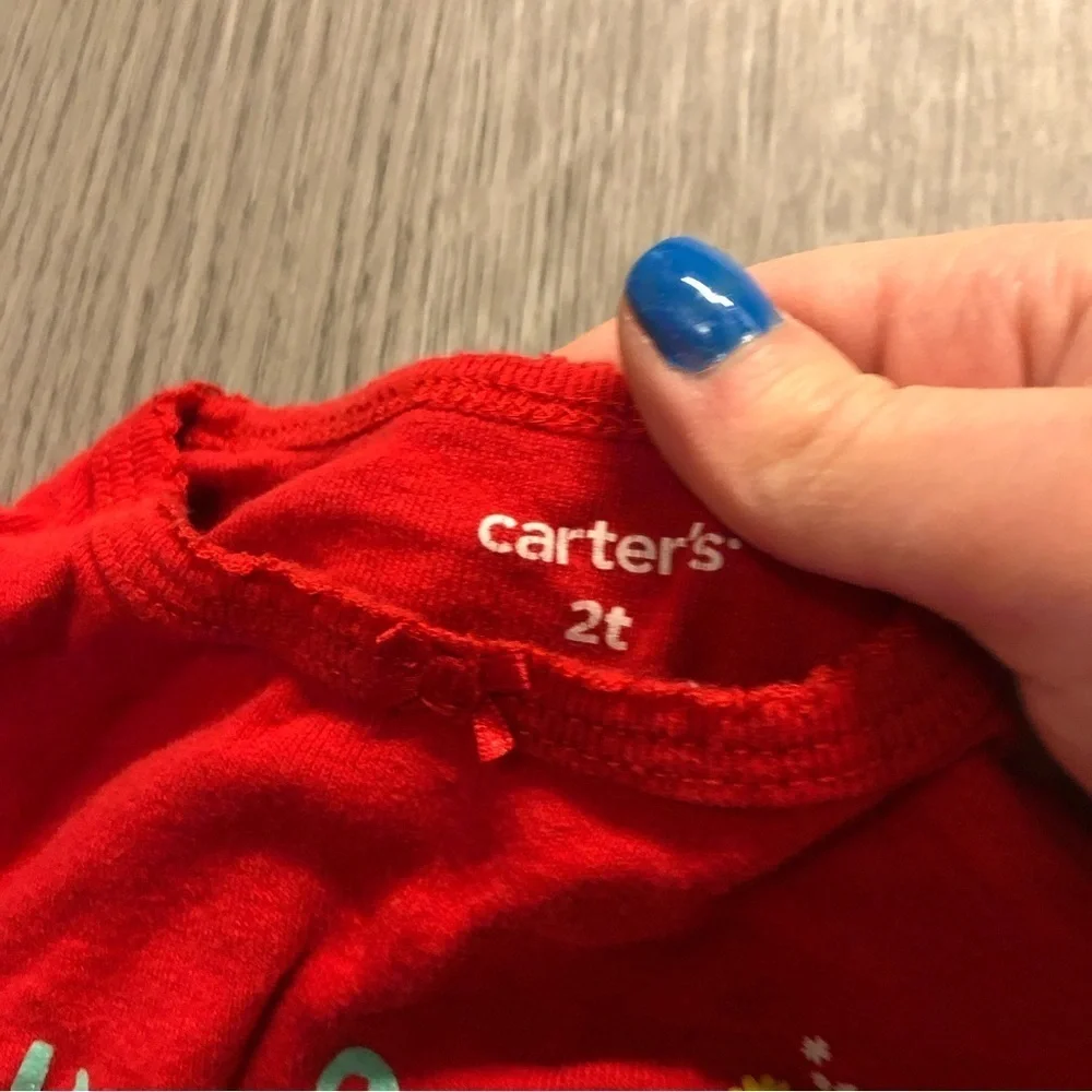 Carter's Christmas Mickey Mouse Pajama‎ Set Bundle 2T